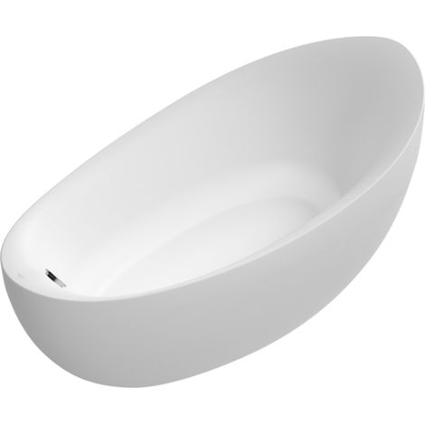 Baignoire Aveo New Generation de Villeroy & Boch, ovale, vidage