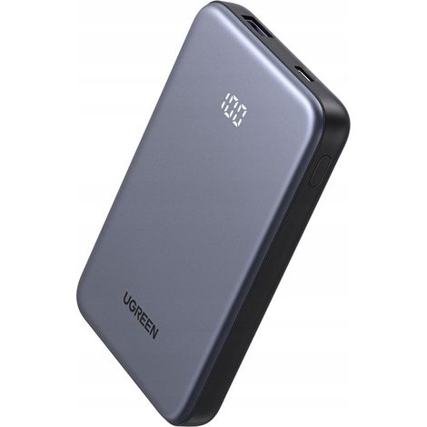 Powerbank 10000mAh UGREEN PB507 20W PD USB + USB-C (gris) 1 unidad. (1/3)