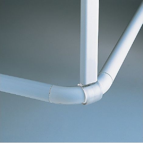 Soporte de techo para barra de ducha modelo MAGIC UNIVERSAL Blanco Spirella