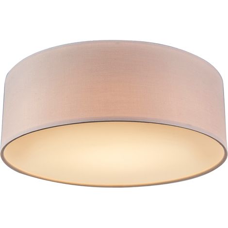 Ceiling Lamp Pink 30 cm Incl. LED - Drum LED (1/4)