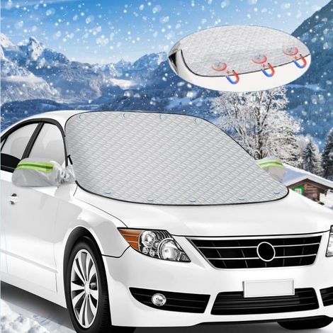 Bâche pare-brise hiver - MICH - 150x124 cm - Magnétiques anti-givre - Protection UV - Pliable - Universelle (1/5)