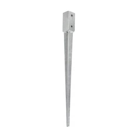 Base per pilastro, ancoraggio a martello per pergola 45x45 600mm (pz.) (1/5)