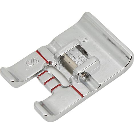 Pied presseur résistant à l'usure en acier inoxydable, installation facile, alimentation latérale pour machine à coudre Viking (1/5)
