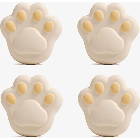 Lot de 4 protège-coins en forme de patte de chat, anti-chocs pour meubles et tables, sécurité pour bébé (1/5)