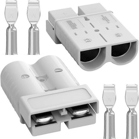 Connecteur Anderson, déconnexion rapide de batterie 350 A, kit de câblage robuste pour treuil 600 V, câble 2/0 AWG, pour remorquage (1/4)