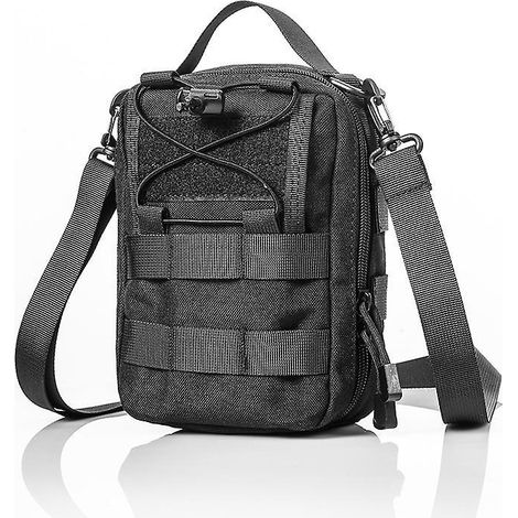 noir-trousse De Secours Kit De Survie Poche Molle Sacoche Tactique Pochette Emt Pour Randonne Voyage Camping (1/3)