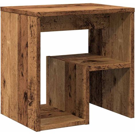 Maison Exclusive - Nachttisch Altholz-Optik 40x30x40 cm Holzwerks