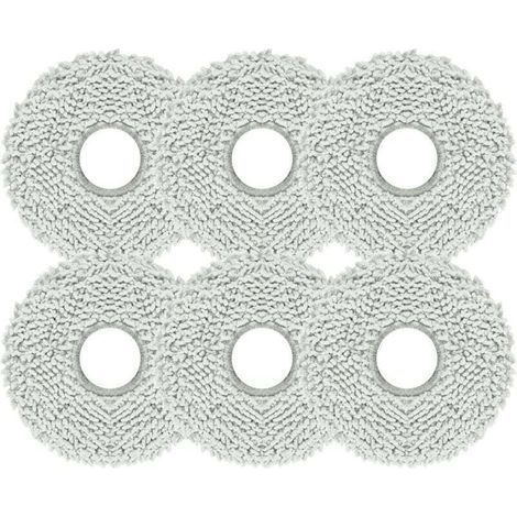 6 Pack Replacement Wipes for ECOVACS DEEBOT T20 Omni - For Ecovacs Deebot T20 Omni - Cleaning Cloth Compatible with Ecovacs Deebot T20 Omni (1/4)