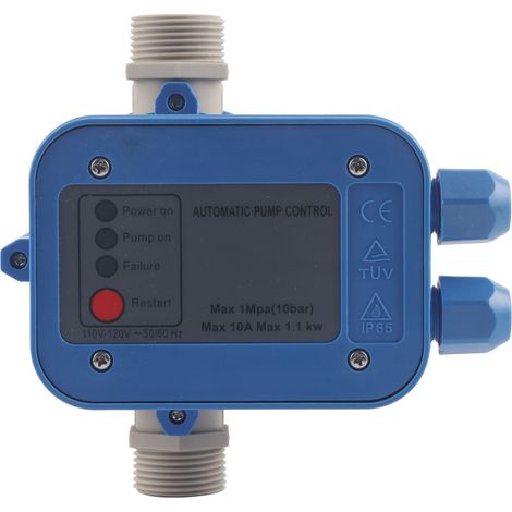 Pompe contrôleur IP65 étanche coque ABS haute dureté interrupteur pression intelligent 110‑120V (0.75KW) (1/5)