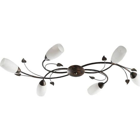 Ceiling Lightdimmable 'Stefania' made of Glass for Living Room & Dining Room (1/5)