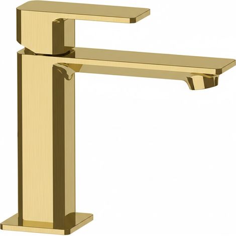 MISCELATORE MONOCOMANDO LAVABO SENZA SCARICO LINEA ICON- Oro Spazzolato- MARIA- pezzi 1 (1/3)