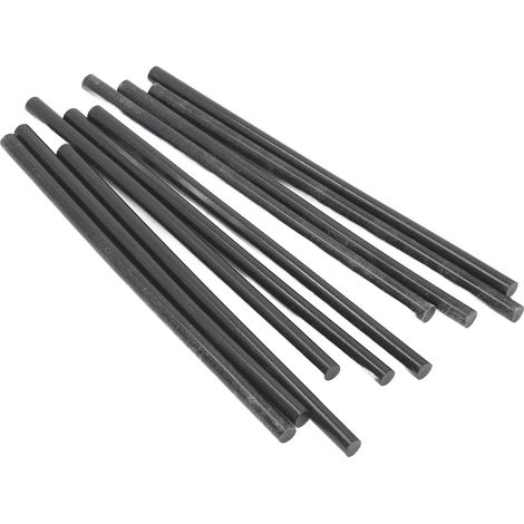 Lot de 38 Bâtons de Colle Thermofusible EVA Résine Forte Adhérence Inodore Noirs 11 x 270 mm (1/5)