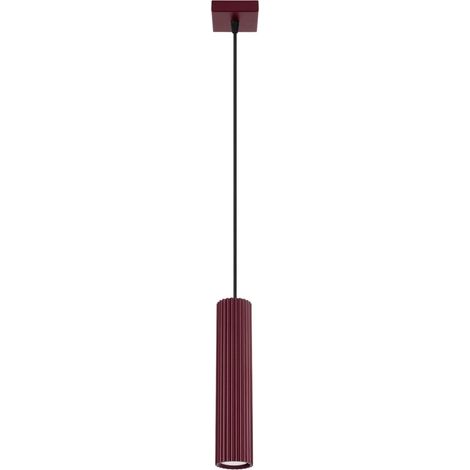 Sollux KARBON Suspension Karbon Slim, couleur bordeaux, 1 x GU10 (1/2)
