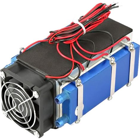 Refroidisseur d'air Peltier 12V 280W à 4 puces pour climatisation portable puissante (1/5)