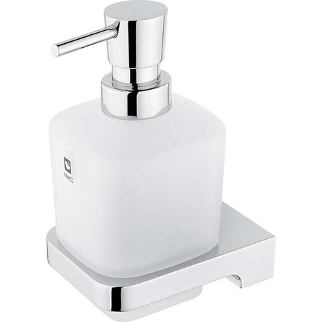 Nimco Maya - Seifenspender mit Halter, Glas matt/Chrom MA 29031C-T-26