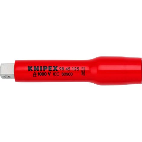 KNIPEX 98 45 125 Rallonge avec carré femelle/mâle 1/2" 125 mm