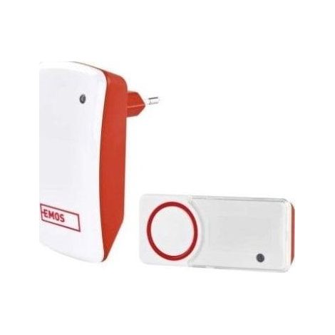 Emos P5750 Campanello wireless rosso con 10 melodie