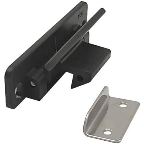 Verrous de tiroir pour camping-car, loquet d'armoire, retenue placards, noir Noir - (1/5)