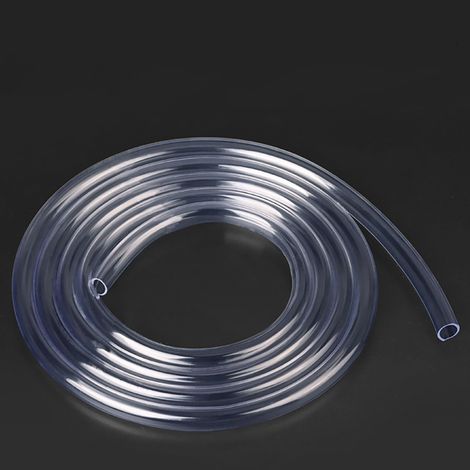 Tuyau PVC Souple Transparent 7x10mm Ø int 7mm Ø ext 10mm 5 Mètres Compresseur Condensat Essence Durite Flexible et Résistante (1/5)