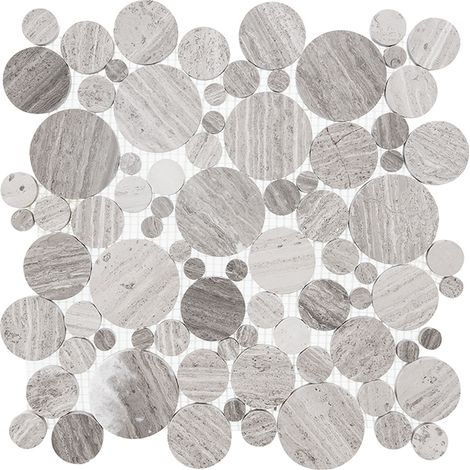 Mosaïque Woodstone Grey Dot (1/5)