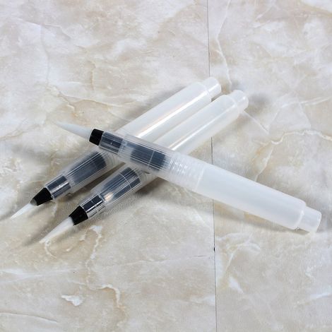 Ensemble de 3 pinceaux à encre à eau pour aquarelle et calligraphie (1/5)