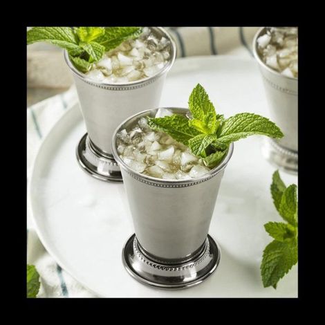 Tasse À La Menthe - Acier Inoxydable 355 ml - Pour Cocktails Whisky Bière Jus - Ensemble De 2 Pièces (1/5)