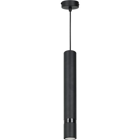 Suspension tube noir réglable Joker 1xGU10 Milagro (1/5)
