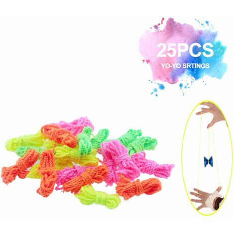 Cordes Yoyo en Polyester, 25 pièces, pour balle réactive et Non réactive (1/5)