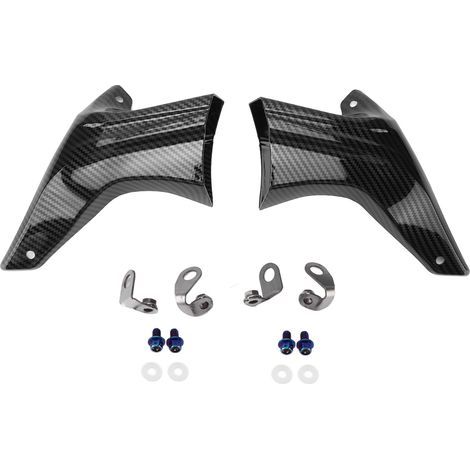Couvercle de tuyau de refroidissement d'étrier de frein de moto, en Fiber de carbone de remplacement pour S1000RR S1000XR R1250GS 1200R R1200RS. (1/5)