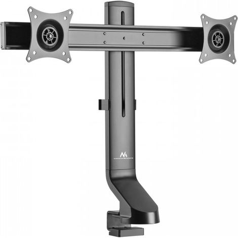 Maclean MC-854 - Supporto per monitor per 2 monitor da 17-27 pollici, VESA 75/100 (1/5)