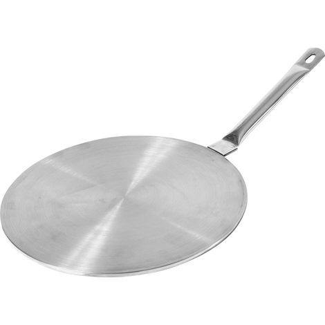 Induktionsadapterscheibe – 1 Stück – Edelstahl – Kompatibel mit allen Kochgeschirren – Für den täglichen Gebrauch – Durchmesser 23 cm