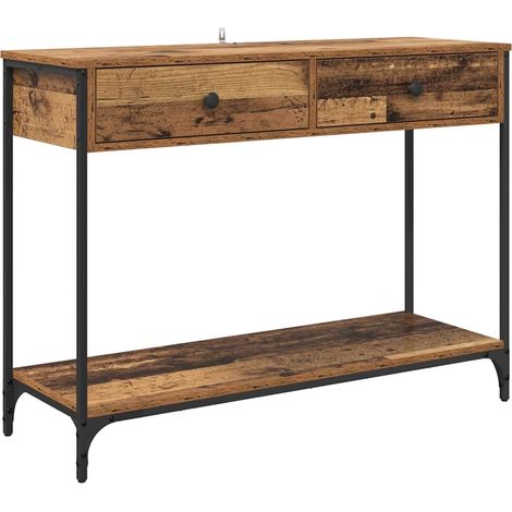 Table console Bois Ancien 100 x 34,5 x 75 cm Bois d'ingénierie CFW486844