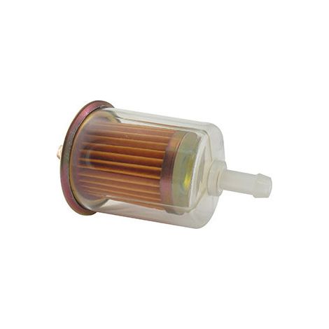 Diesel-Filter mit Papier-Sieb (10 Mikron) Universell - L: 102mm - ø: 50mm, Eingang: 7,9mm - Originalersatz: 12581-43012, 18-