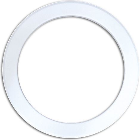 Hublot blanc en polystyrène choc (PS) sans verre 330 x 330 x 45 mm (1/4)