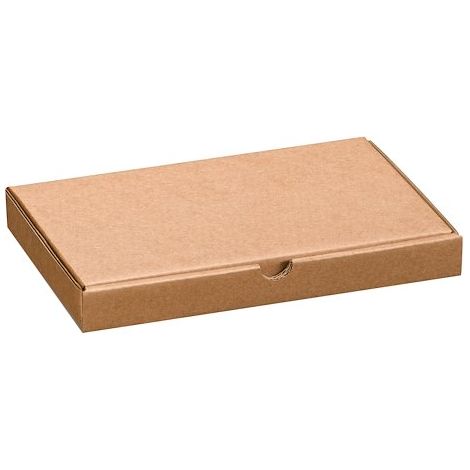 Boîte postale extra plate A5 – Dimensions 22,5 x 15 x 2,5 cm – Lot de 50 – Couverture kraft recyclable – Fabrication française