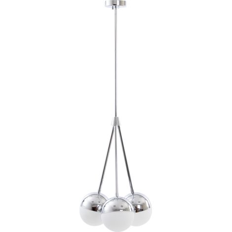 Plafonnier LED en métal 36 x 36 x 104 cm