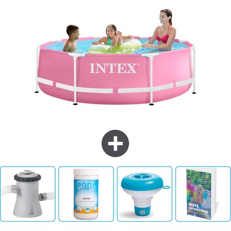 Intex Piscina con struttura Rotonda - 244x76 cm - 7-pezzi  SCB120 (1/5)