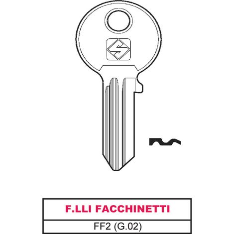 Silca CHIAVE ASC FF2 (G.VAC 0) F.LLI FACCHINETTI 20.00 pz