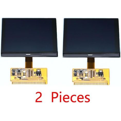 2 pièces jauge carburant LCD, affichage numérique pour tableau de bord Audi A3 A4 A6, compatible Jaeger VDO, remplacement précis