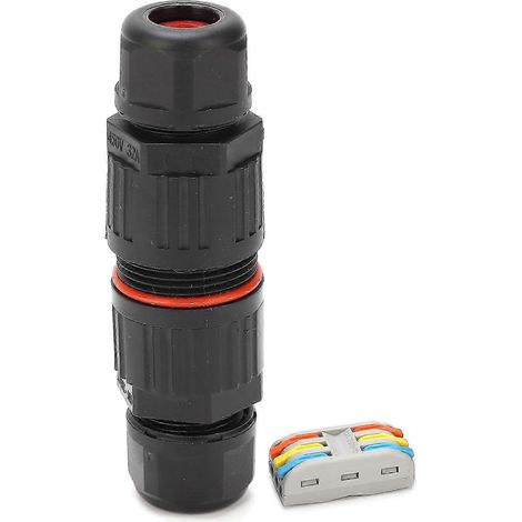 IP68 PA66 flammhemmender wasserdichter elektrischer Steckverbinder, Beleuchtungszubehör, Draht-zu-Draht-Steckverbinder CDF-200/3 (Pct23) (1/5)