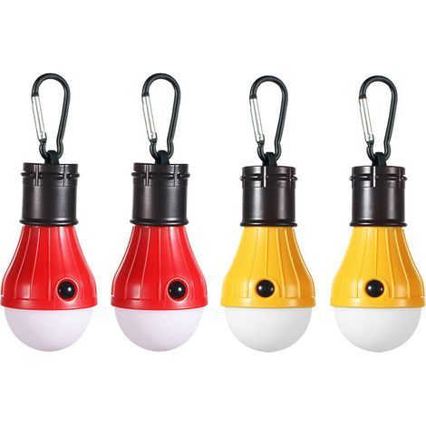 Dirigéampoule de campingampoule pour tente de campingMatériel de camping2Un mousqueton rouge.2Un mousqueton jaune (1/5)