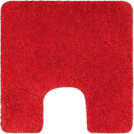 Alfombra de baño de microfibra HIGHLAND 55x55cm Rojo Spirella