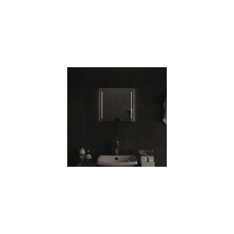 Miroir de salle de bain LED 40x40 cm - Crezuo (1/4)