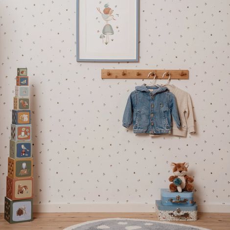 Papier peint intissé Forest Treasure 1005 x 52cm Blanc, bleu, marron (1/5)