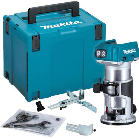 Makita DRT50ZJ 18V LXT Cordless Brushless Laminate Router Trimmer Makpac DRT50Z