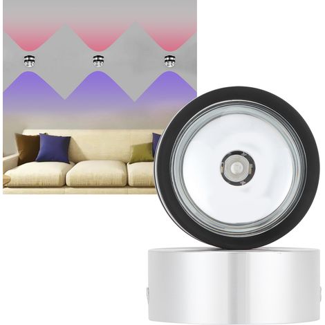 Applique murale LED double tête, éclairage lumineux pour couloir, karaoké ou club, 6 W, 85-265 V (1/5)
