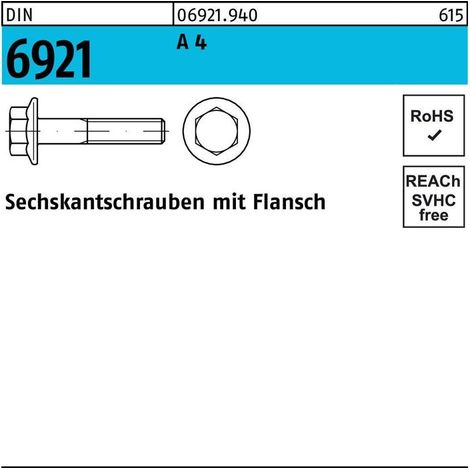 Vis hexagonale DIN 6921 m.Flansch x12mm
