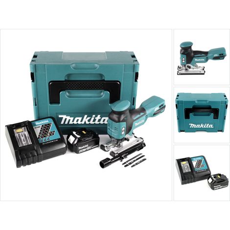 Makita DJV 181 RM1J Akku Pendelhubstichsäge 18V Brushless + 1x Akku 4,0Ah + Ladegerät + Makpac