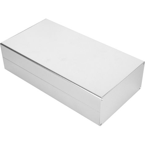Boîtier de circuit imprimé en aluminium, accessoire électrique, dissipation thermique argent sable pour GPRS (1/5)