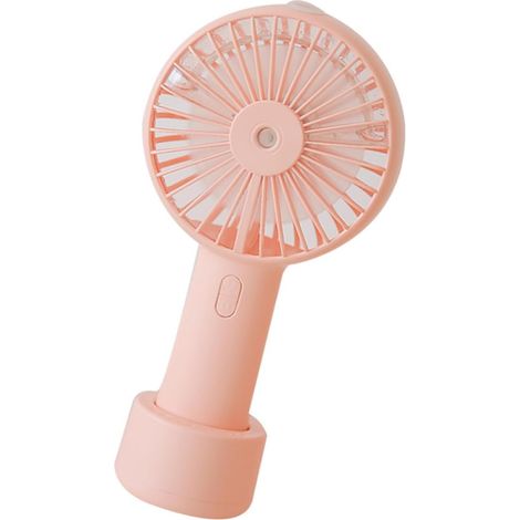 Portable USB Fan with 20ml Spray Bottle, Lightweight and Rechargeable Personal Fan for Parties, Cooling and Hydrating Outdoors (1/5)